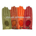 Vente chaude Mode Femmes Mouton Moteur motos Gants en cuir